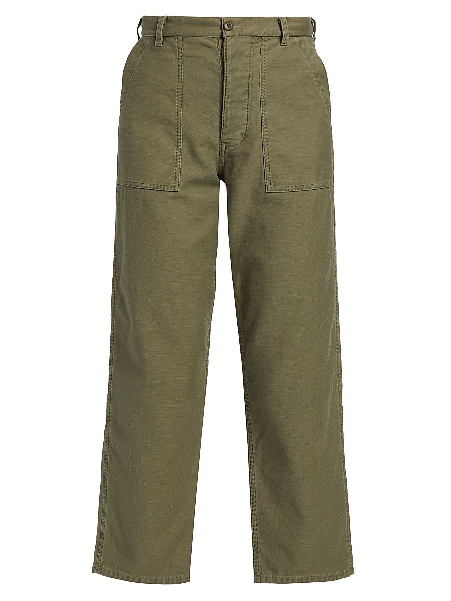 Women's Earl Cotton Canvas Pants - Olive Fatigue - Size 00