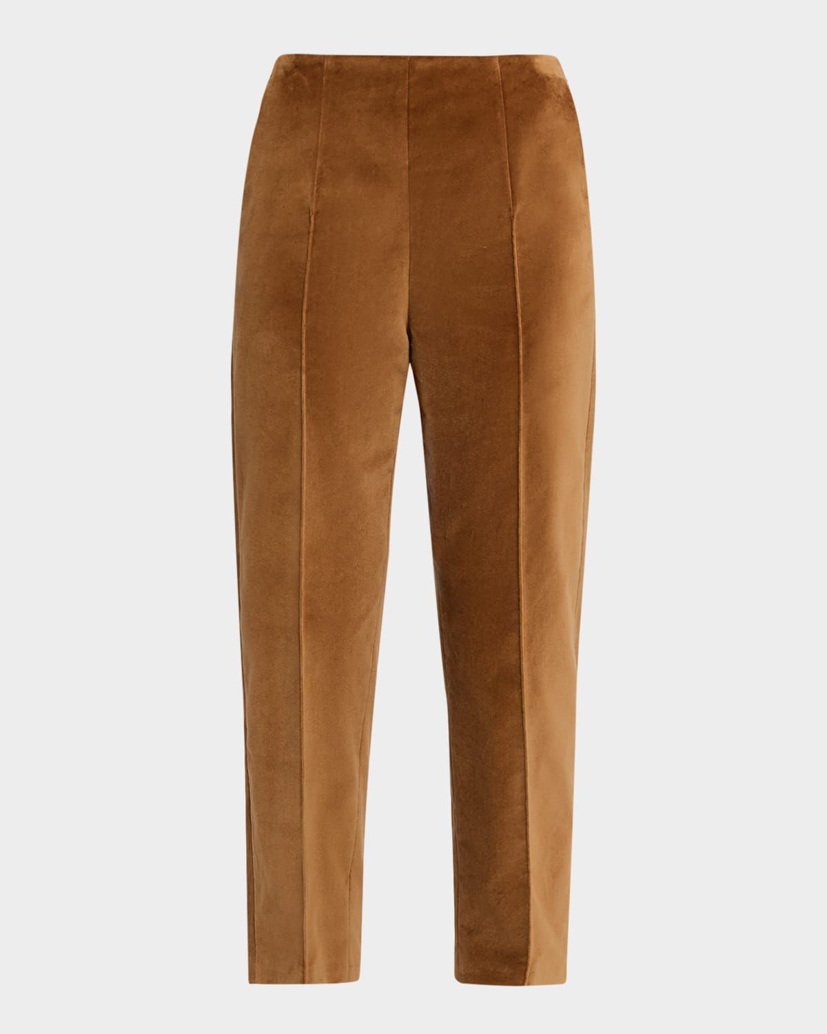Cropped Velvet Trousers