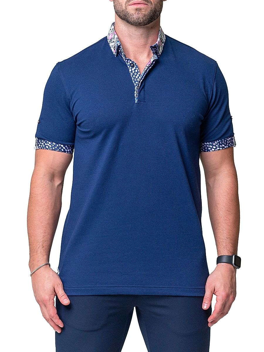 Men's Polos Mozart Monkey T-Shirt - Blue - Size XXL