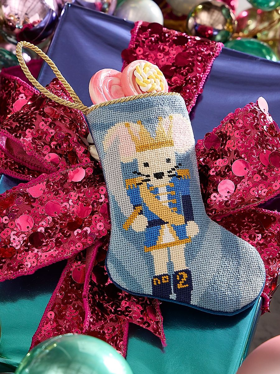 Bauble Stockings x Sainty Nelsen The Mouse King Mini Bauble Stocking
