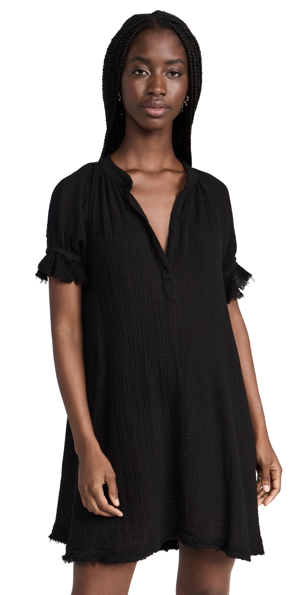 9seed Antibes Dress Black P/S