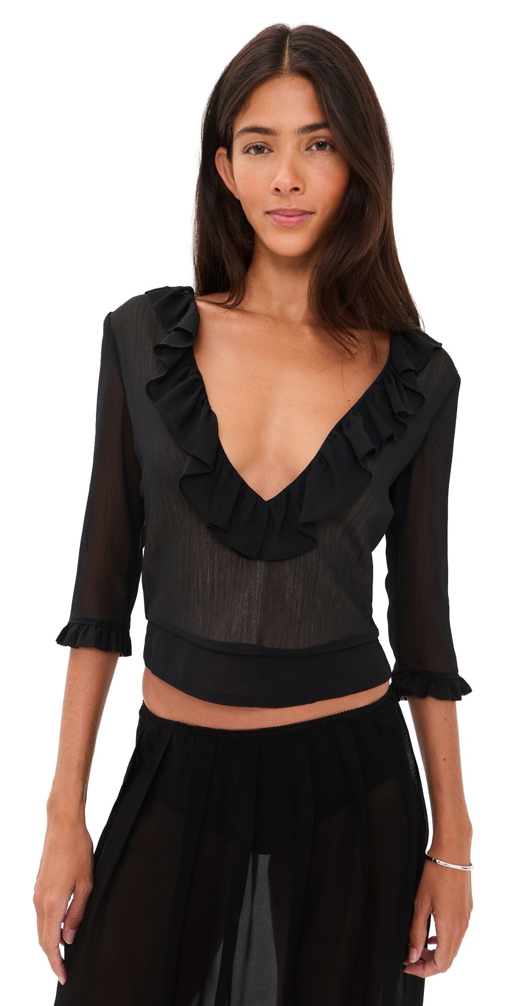 With Jéan Nadia Top Black S