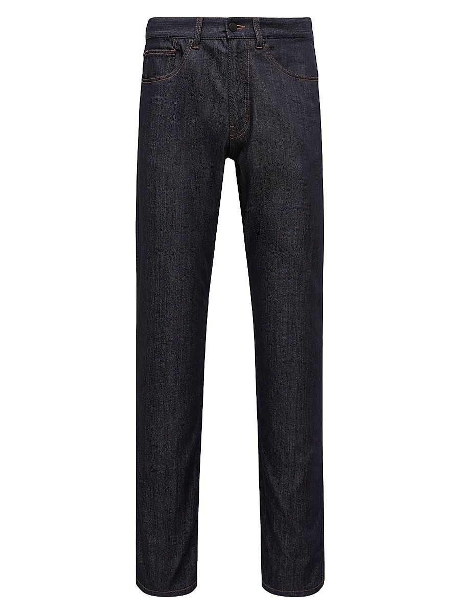 Men's Straight Leg Jeans - Denim Blue - Size XL