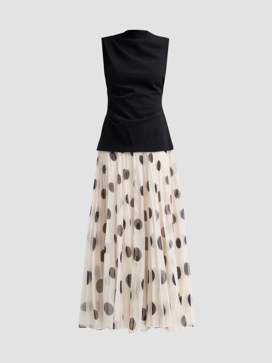 Acler Women's Femme Fatale Poznik Polka Dot Maxi Dress - Dotty - Size 12