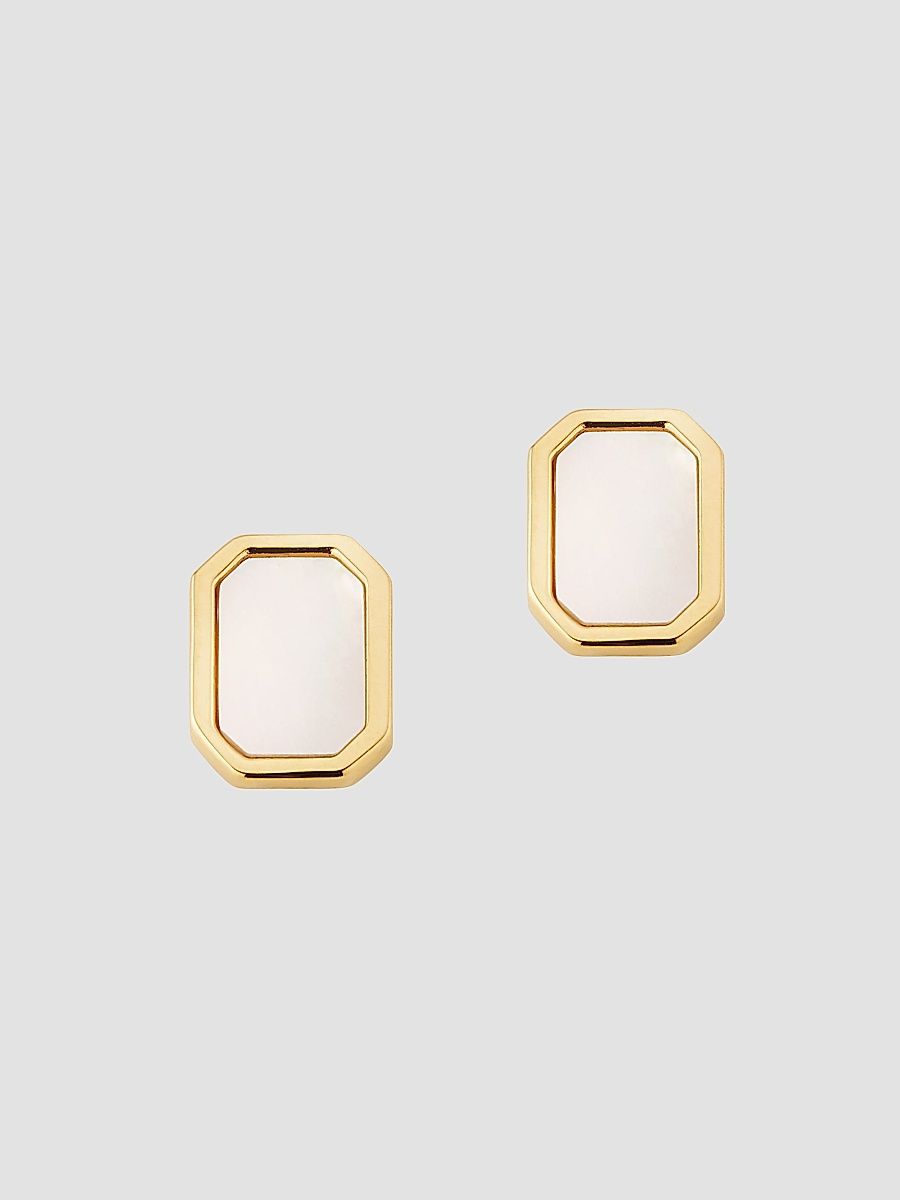 Women's Horizons Studs in 14K Yellow Gold - Gold