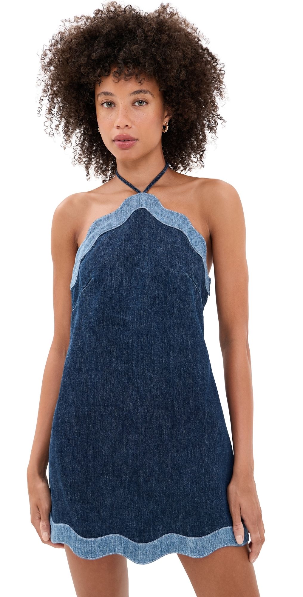 Retrofête Tasia Denim Dress Montana Mix XL