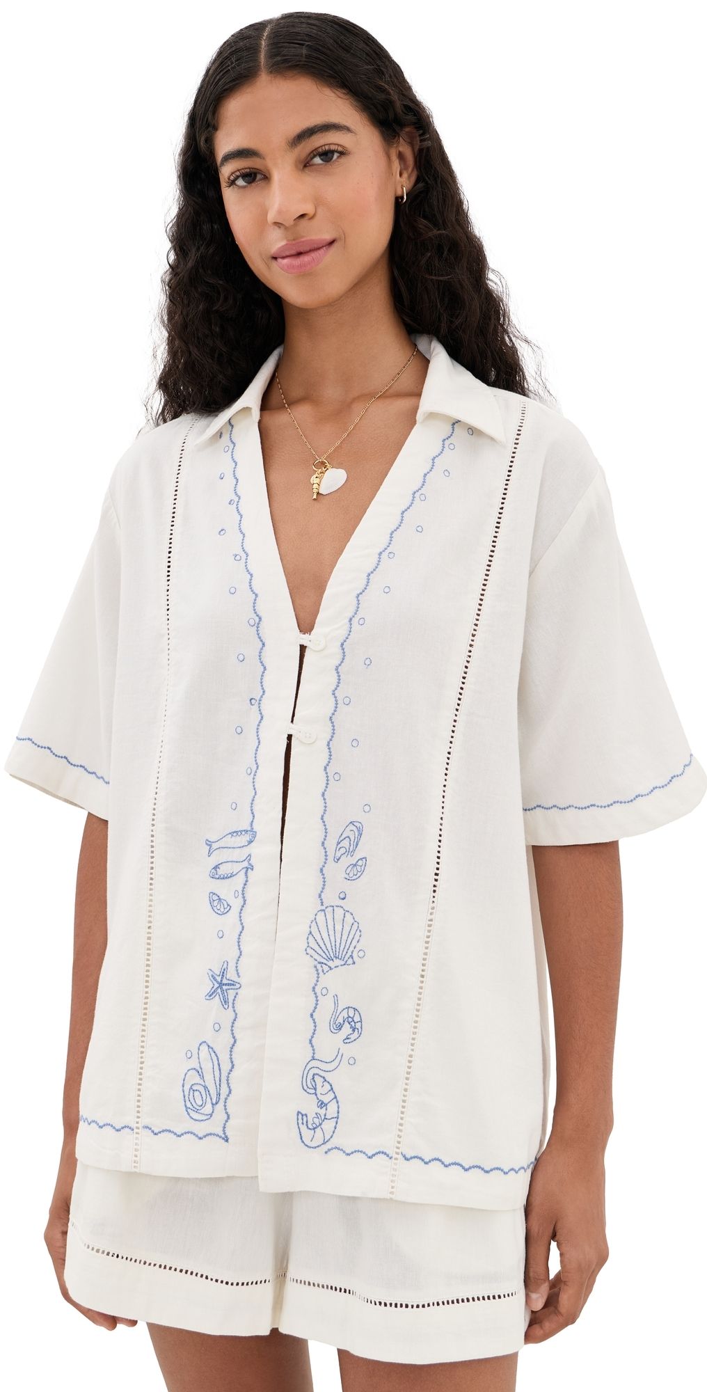 LSPACE La Mer Shirt Cream M