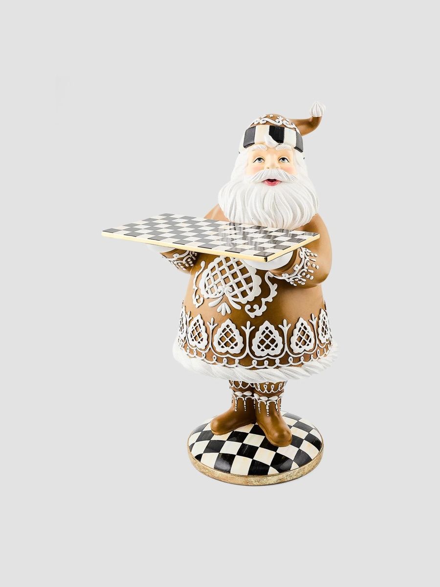 MacKenzie-Childs Gingerbread Santa Butler