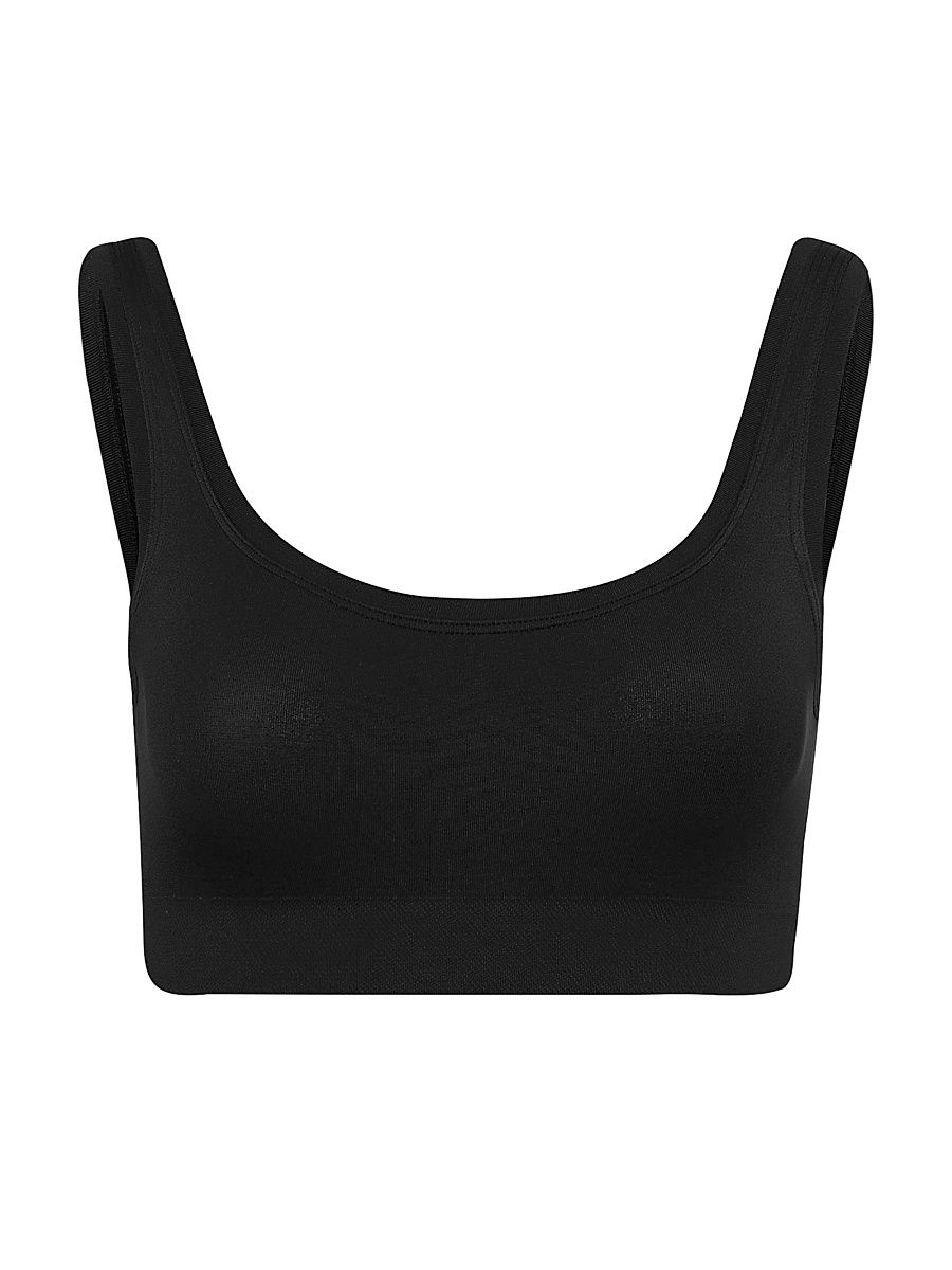 Hanro Women's Touch Feeling Crop Top - Black - Size XL