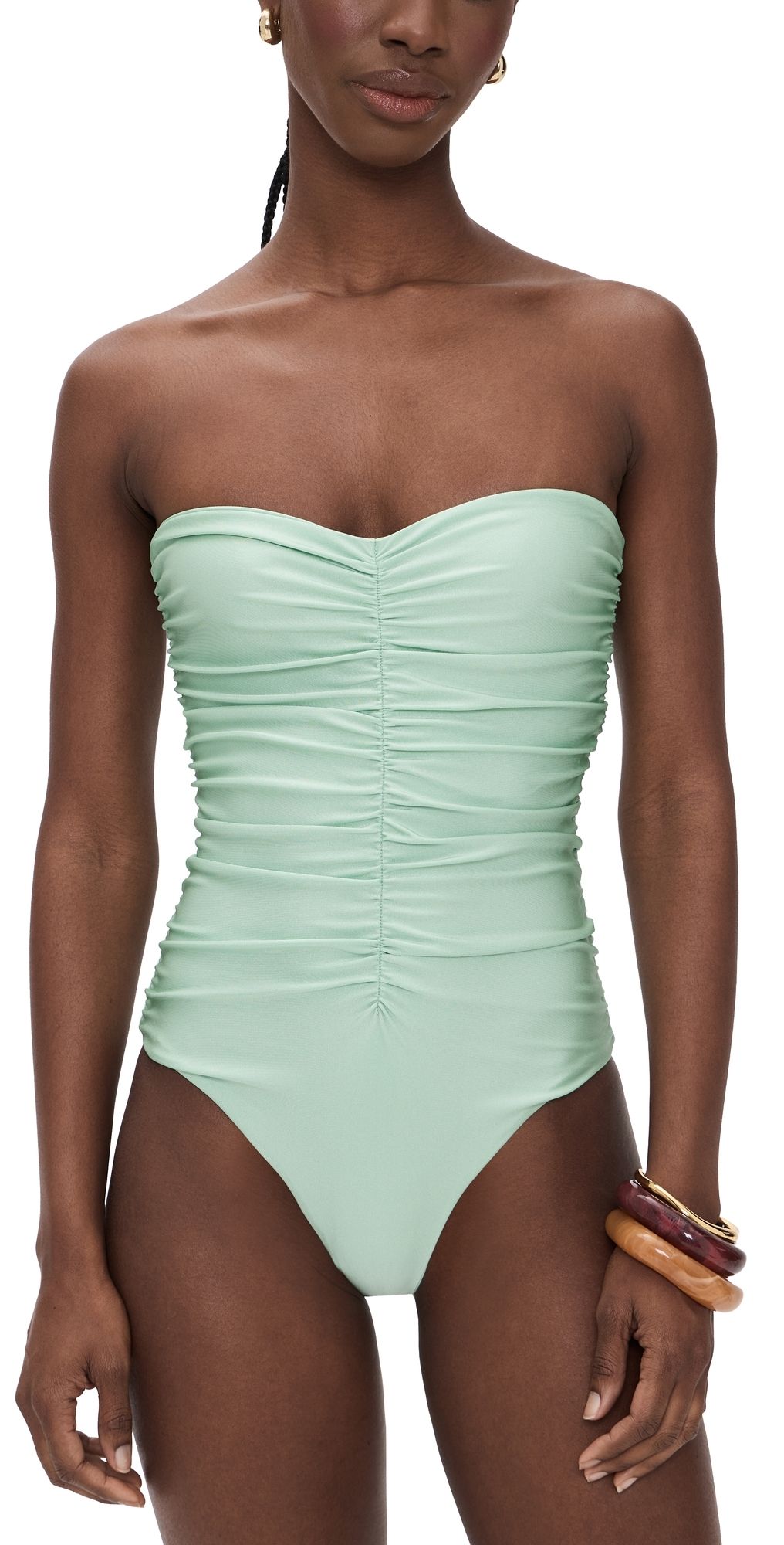 JADE Swim Yara One Piece Seafoam Sheen L