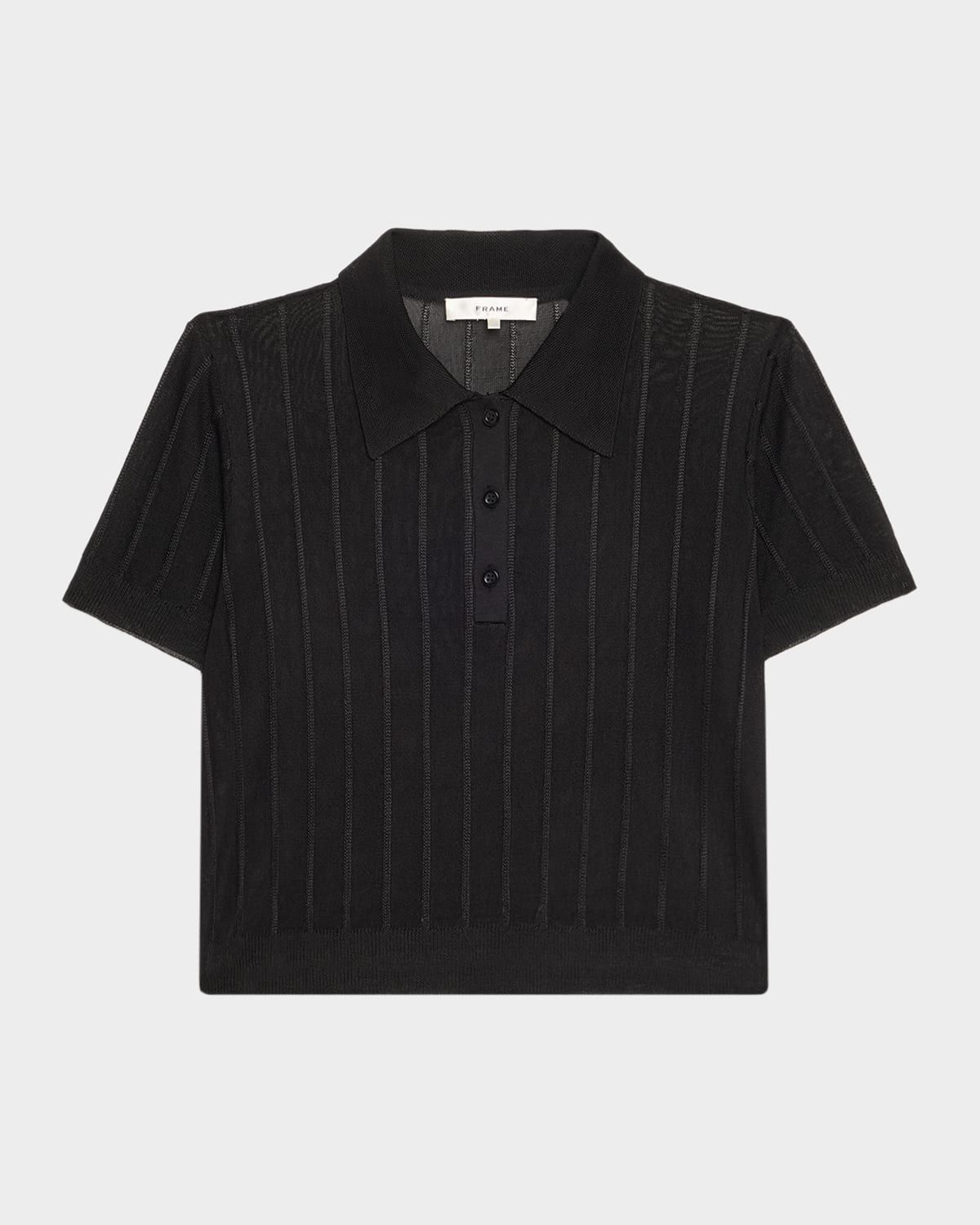 The Ribbed Polo Shirt