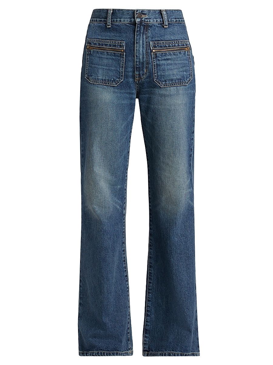 Women's Castel Wide-Leg Jeans - Simon Wash - Size 31