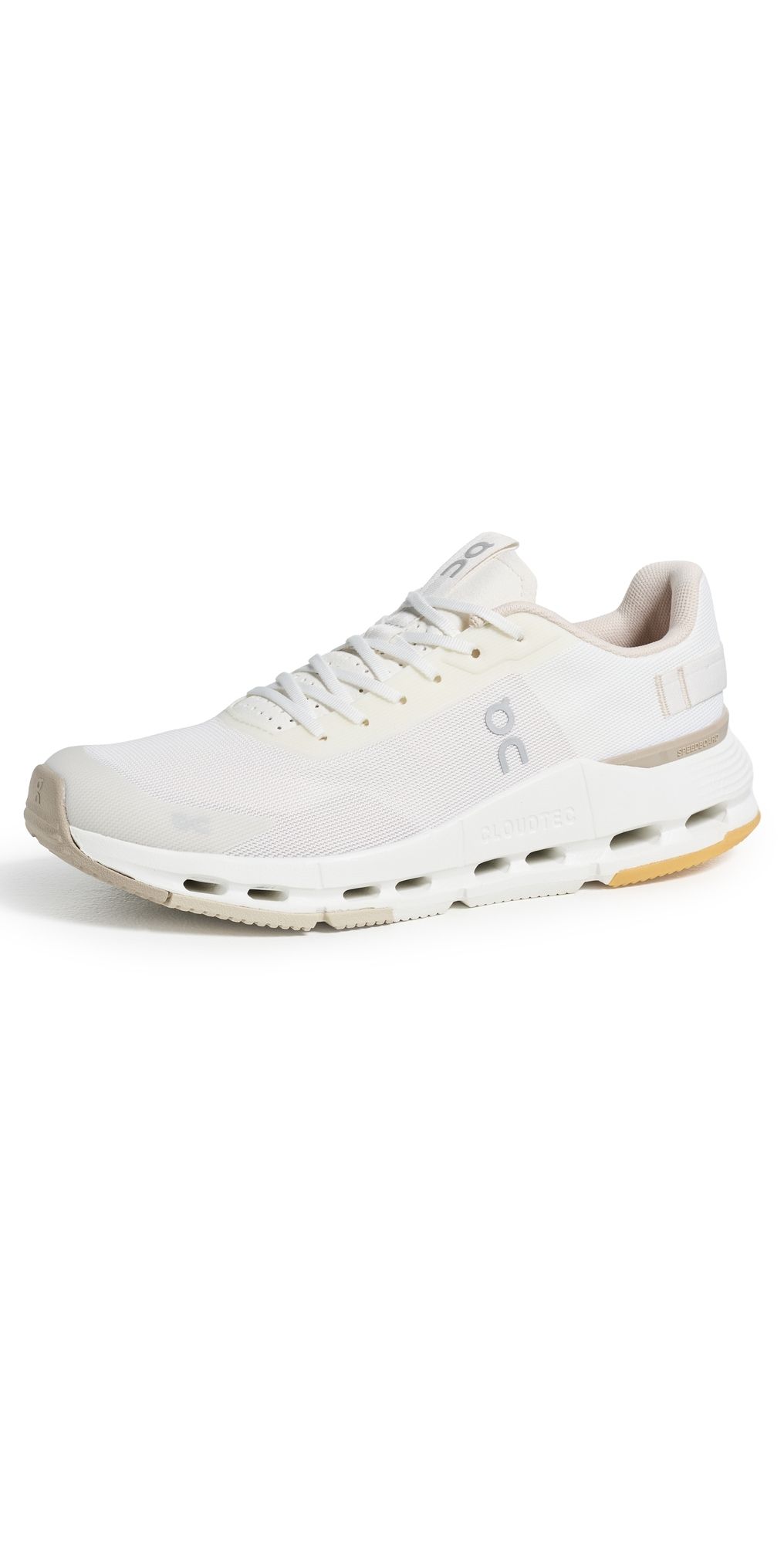 On Cloudnova Form 2 Sneakers Ivory/Desert 9