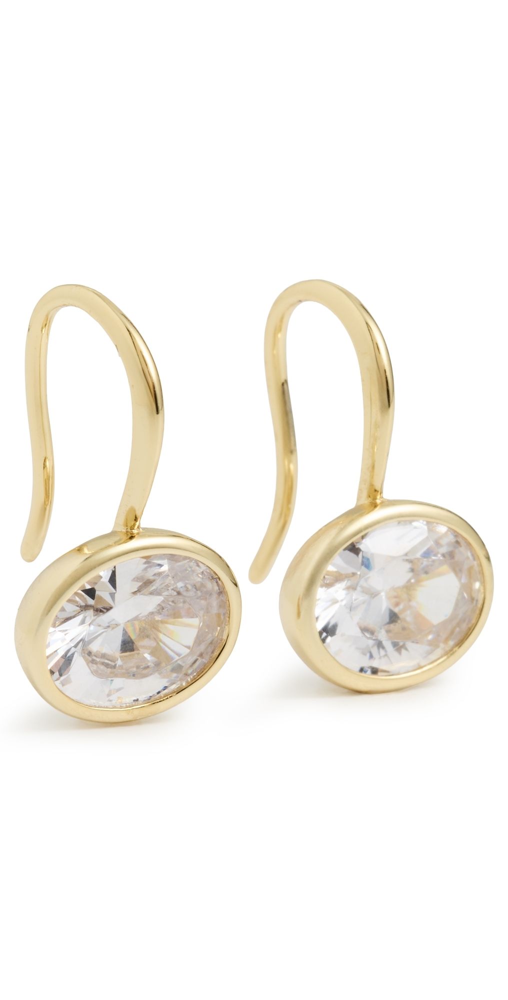 SHASHI Oval East To West Huggies Gold One Size