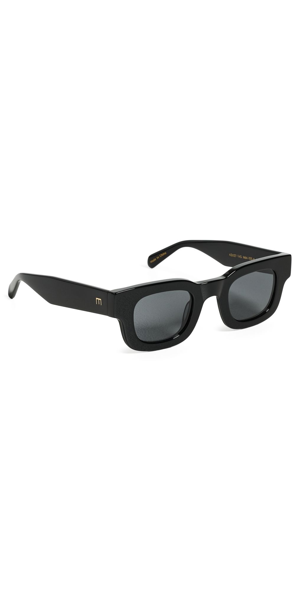 Elisa Johnson Miller Sunglasses Gloss Black One Size