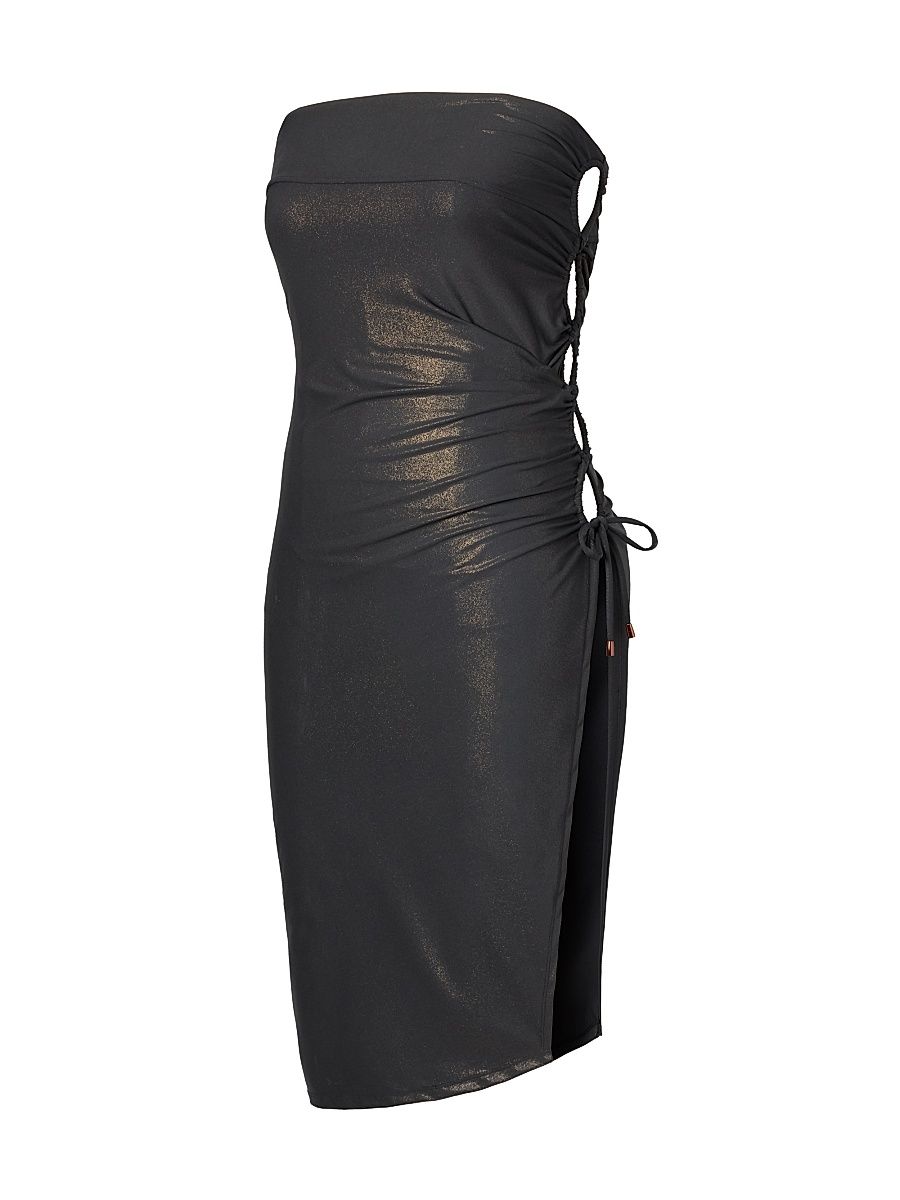 Women's Block Party Cover-Up Skirt - Bronze - Size Large