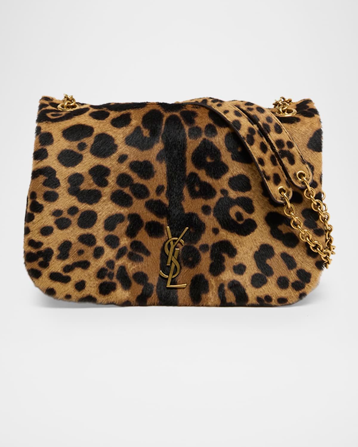 Jamie 4 YSL Shoulder Bag in Animal-Print Calf Hair
