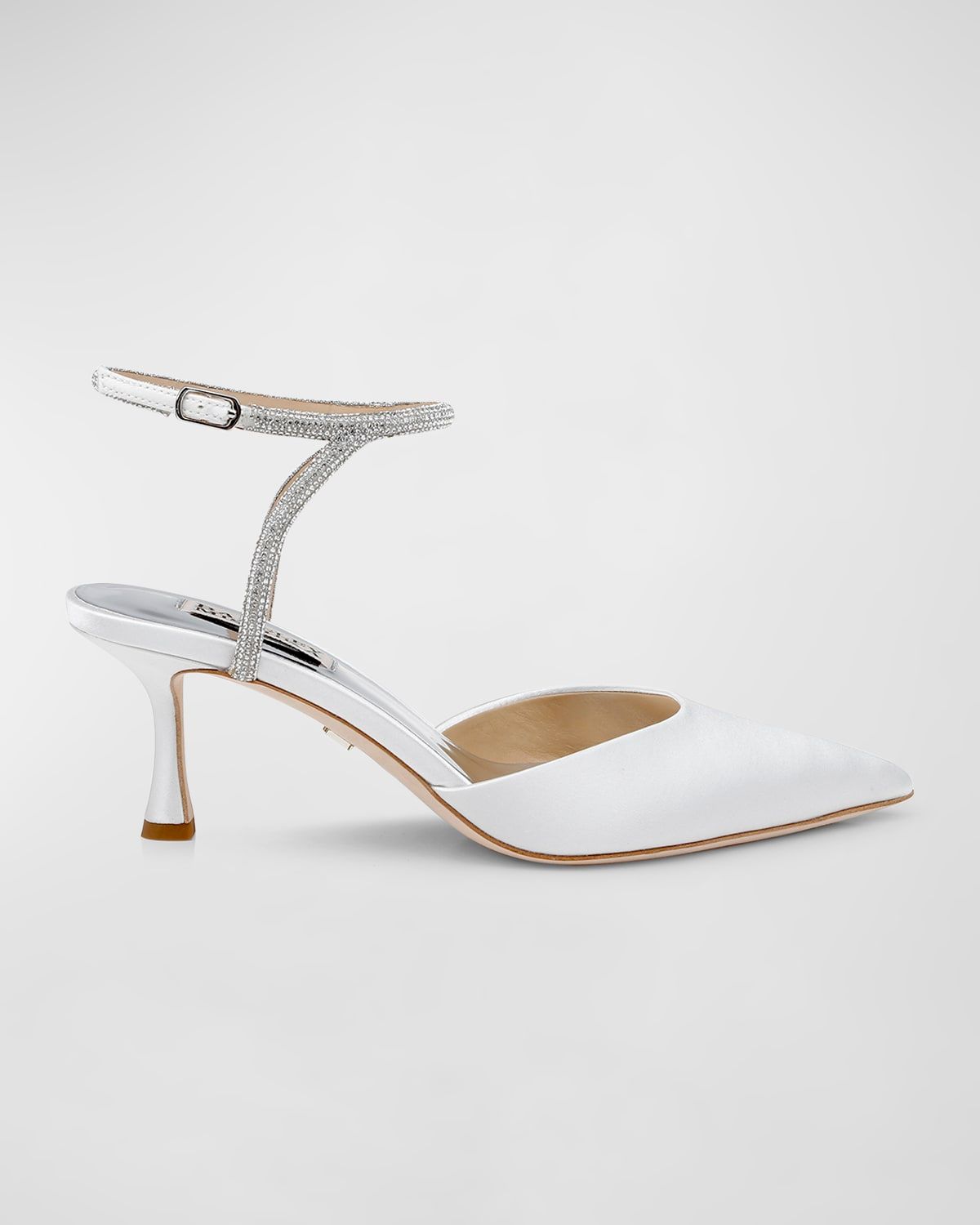 Autumn Silk Strass Ankle-Strap Pumps