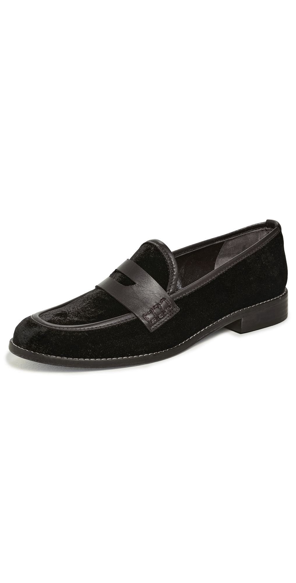 Andrea Gomez Camila Chocolate Velvet Loafers Chocolate 36.5