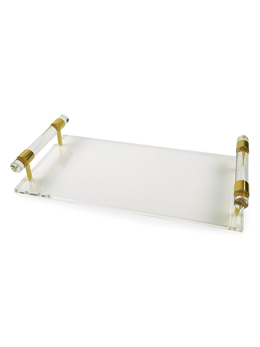 Clear Rectangular Tray - Clear