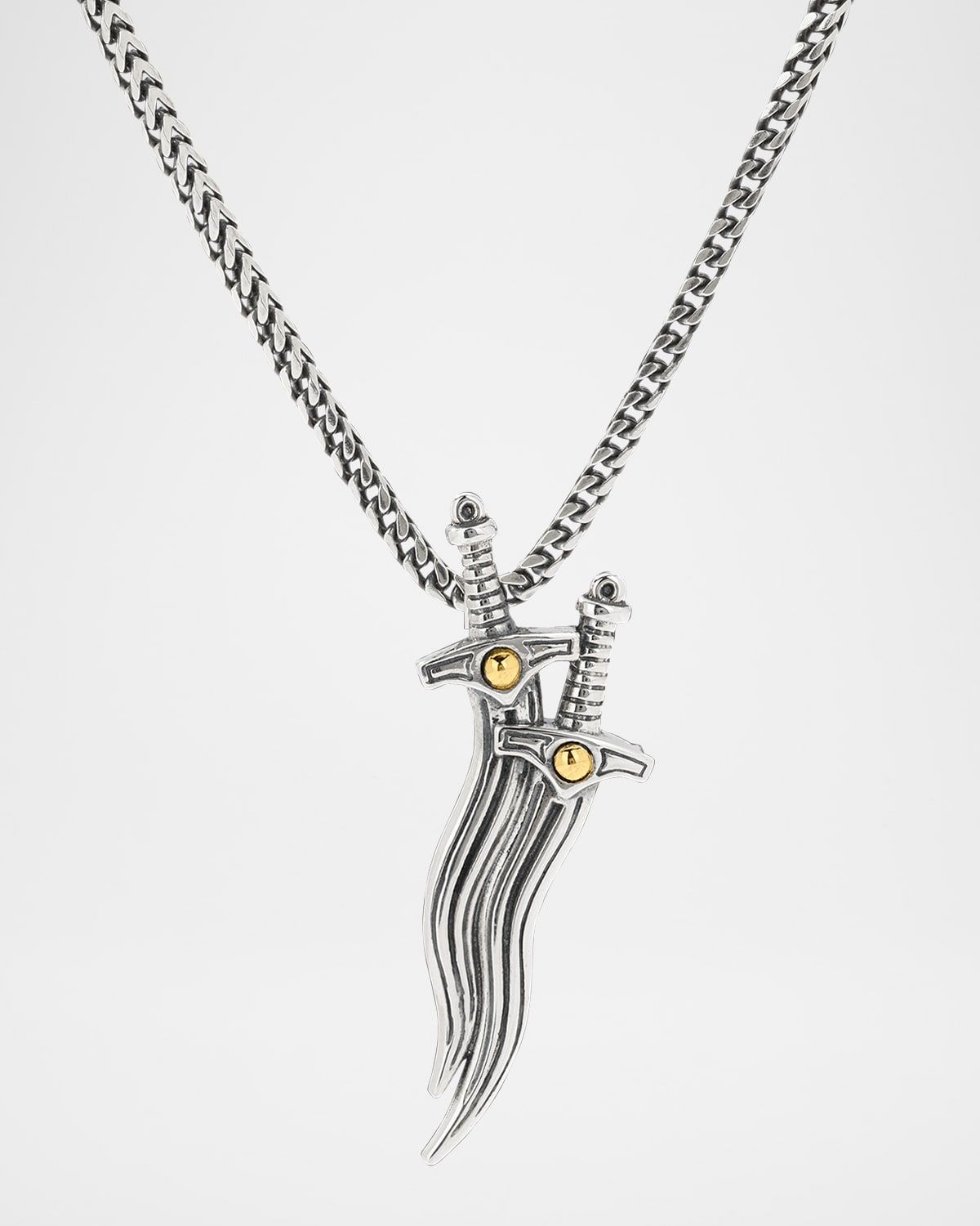 Men & apos;s Twin Sword Pendant