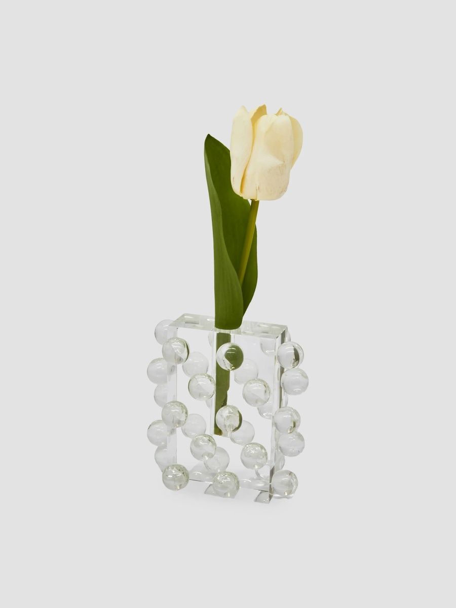 Tizo Beaded Glass Vase
