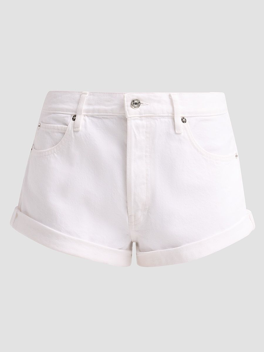 Women's The Darling Denim Shorts - White - Size 31