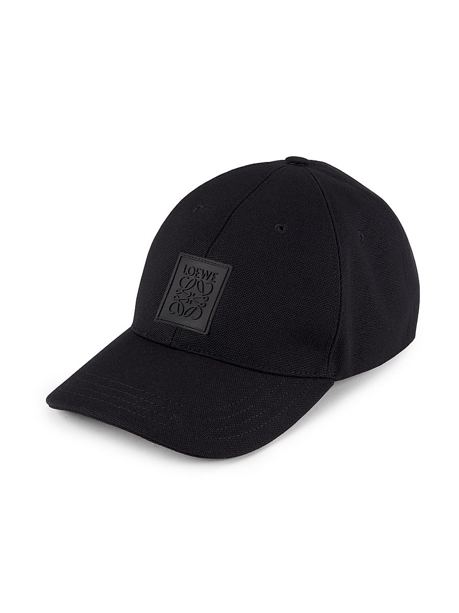 Men's Logo Patch Cap - Black - Size Large