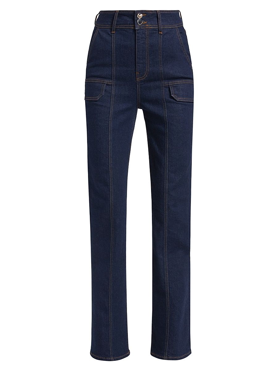 Women's Charles High-Rise Flared Jeans - Park Rinse - Size 29