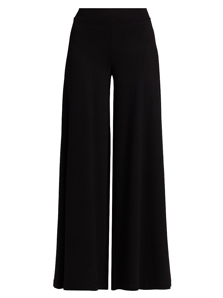 Women's Skyn Relaxed-Fit Wool-Blend Pants - Black - Size 4