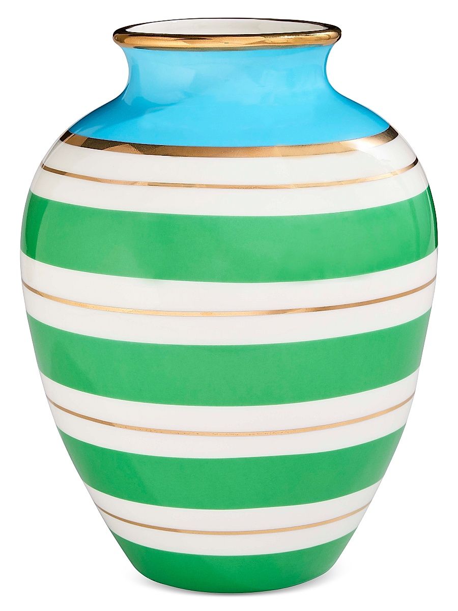 Portofino Urn Vase - Green Blue
