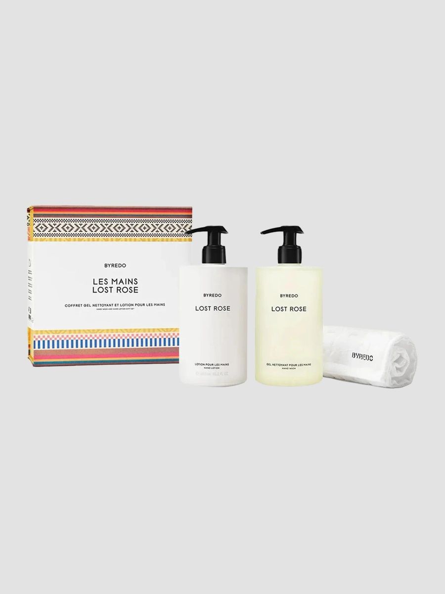 Byredo Les Mains Lost Rose 3-Piece Hand Wash & Hand Lotion Set