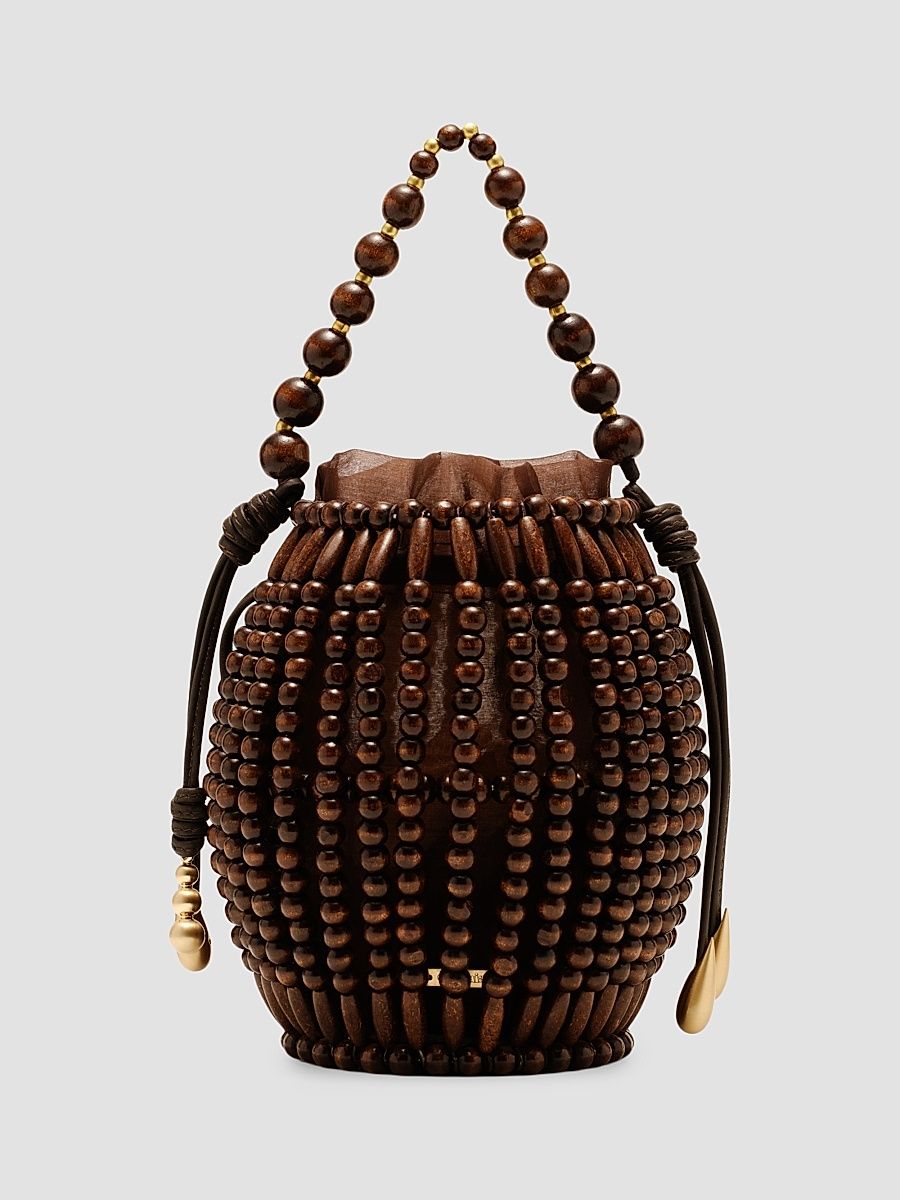 Women's Lanterna Top Handle Bag - Walnut