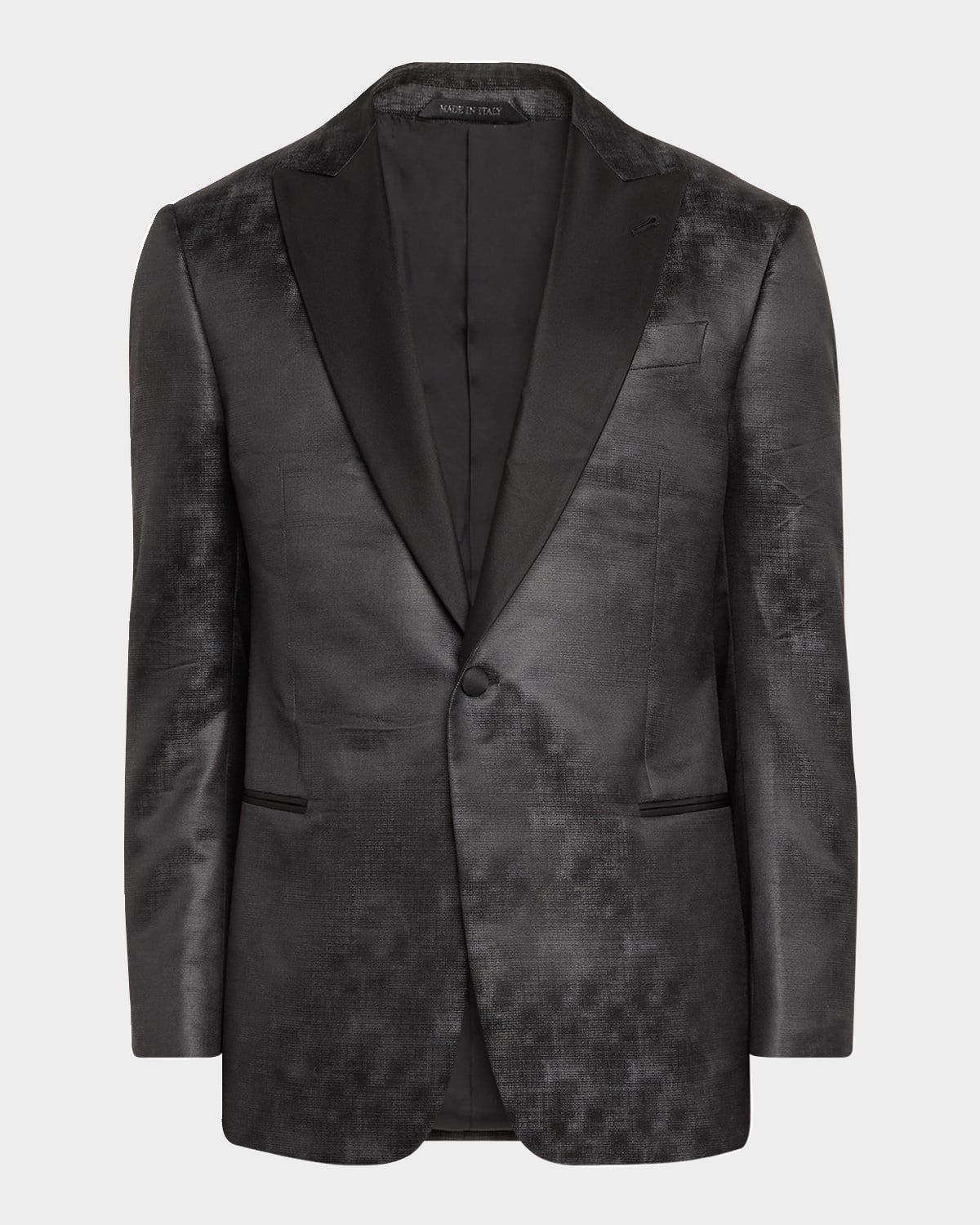 Men & apos;s Micro-Dot Peak Dinner Jacket