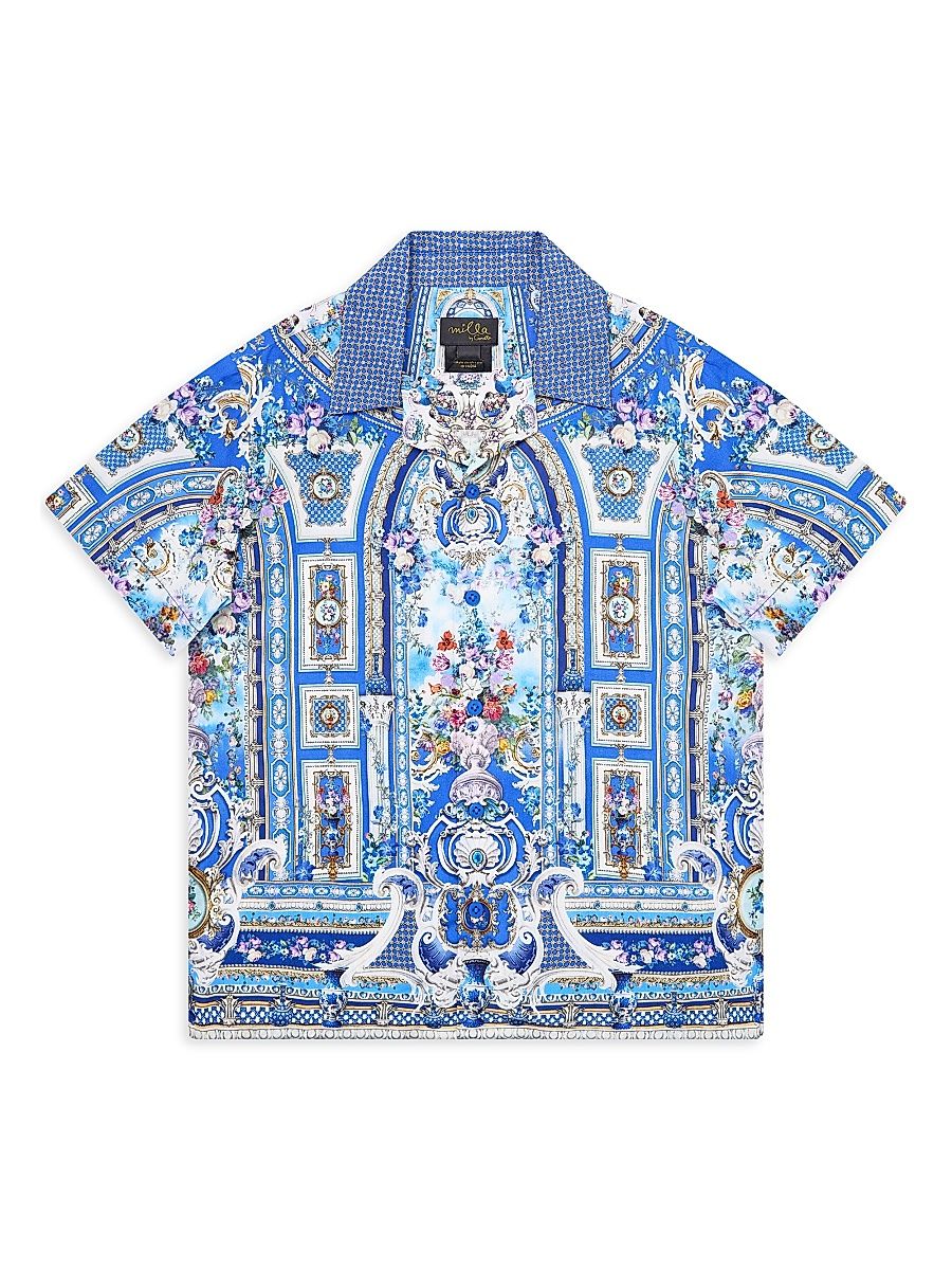 Little Boy's & Boy's Ottoman Opulence Camp Shirt - Ottoman Opulence - Size 6