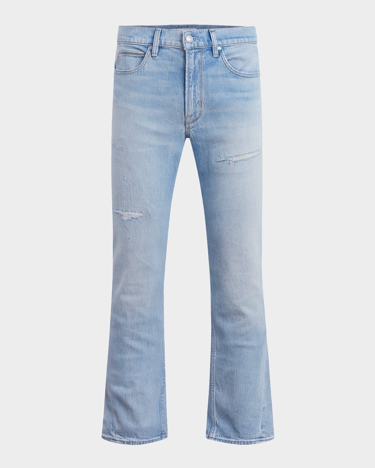 Men & apos;s Walker Kick Flare Distressed Bootcut Jeans