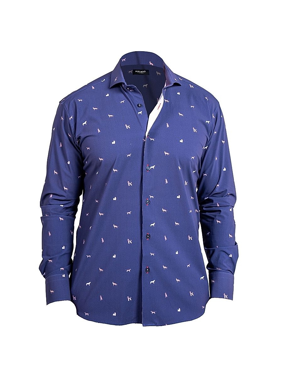 Men's Einstein Stretch Ascension Shirt - Blue - Size Medium