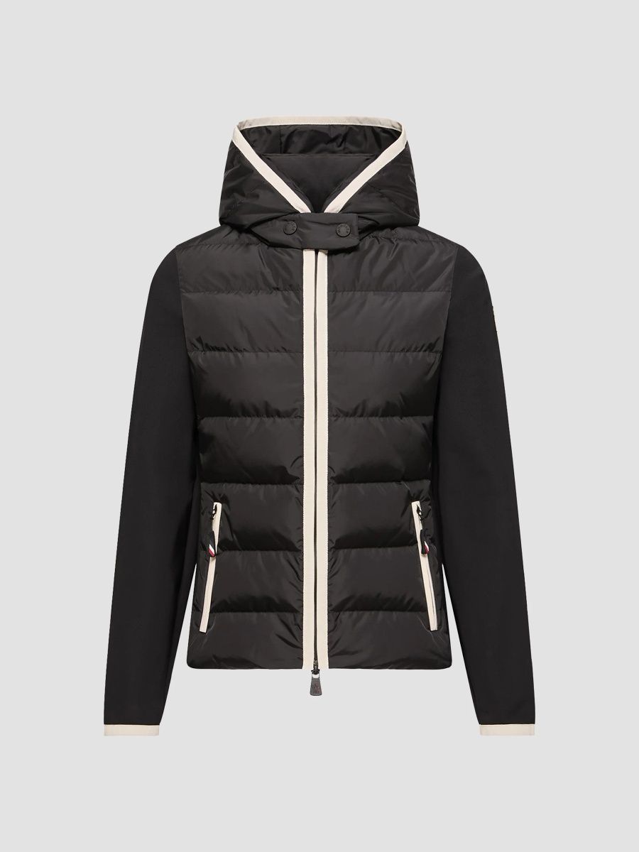 Moncler Grenoble Women's Padded Hoodie - Black - Size XS