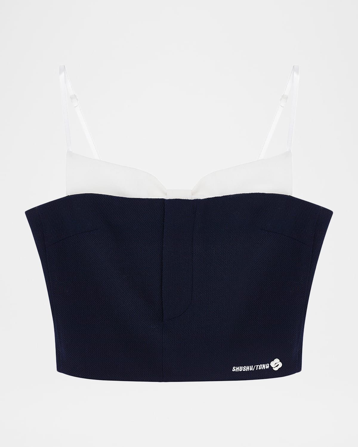 Layered Bow Corset Top