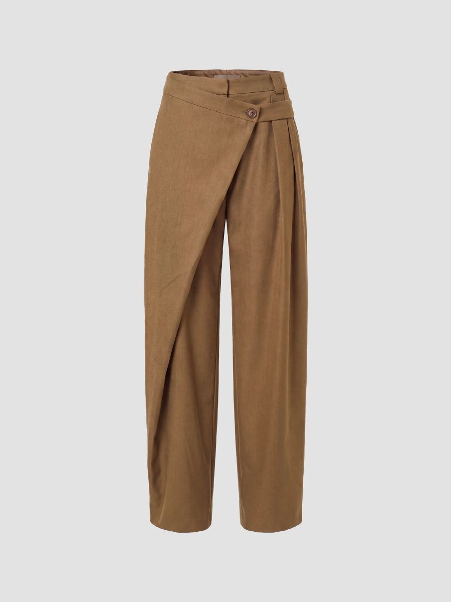 Nicholas the Label Women's Orla Twill Wrap Pants - Sahara - Size 12