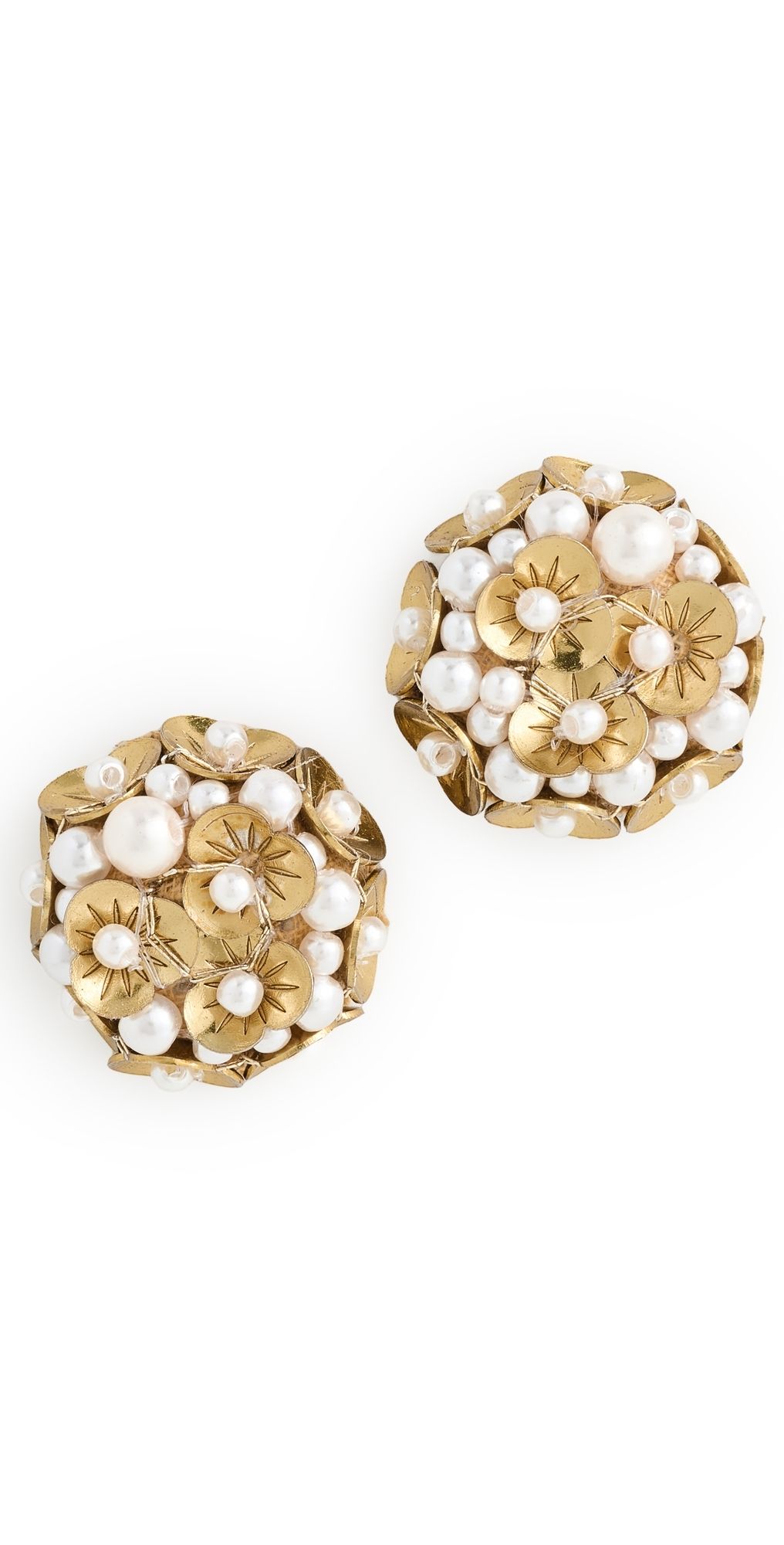 Deepa Gurnani Kamar Earrings Gold One Size