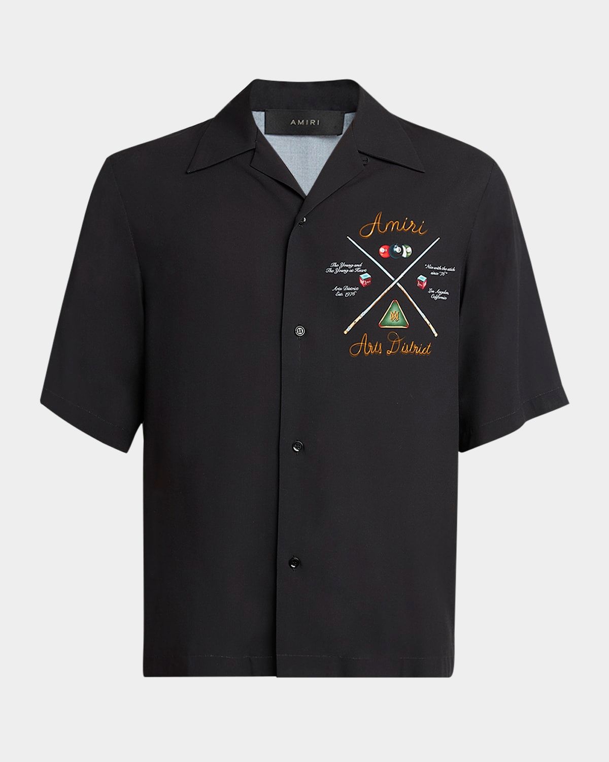 Men & apos;s Pool Cue Bowling Shirt