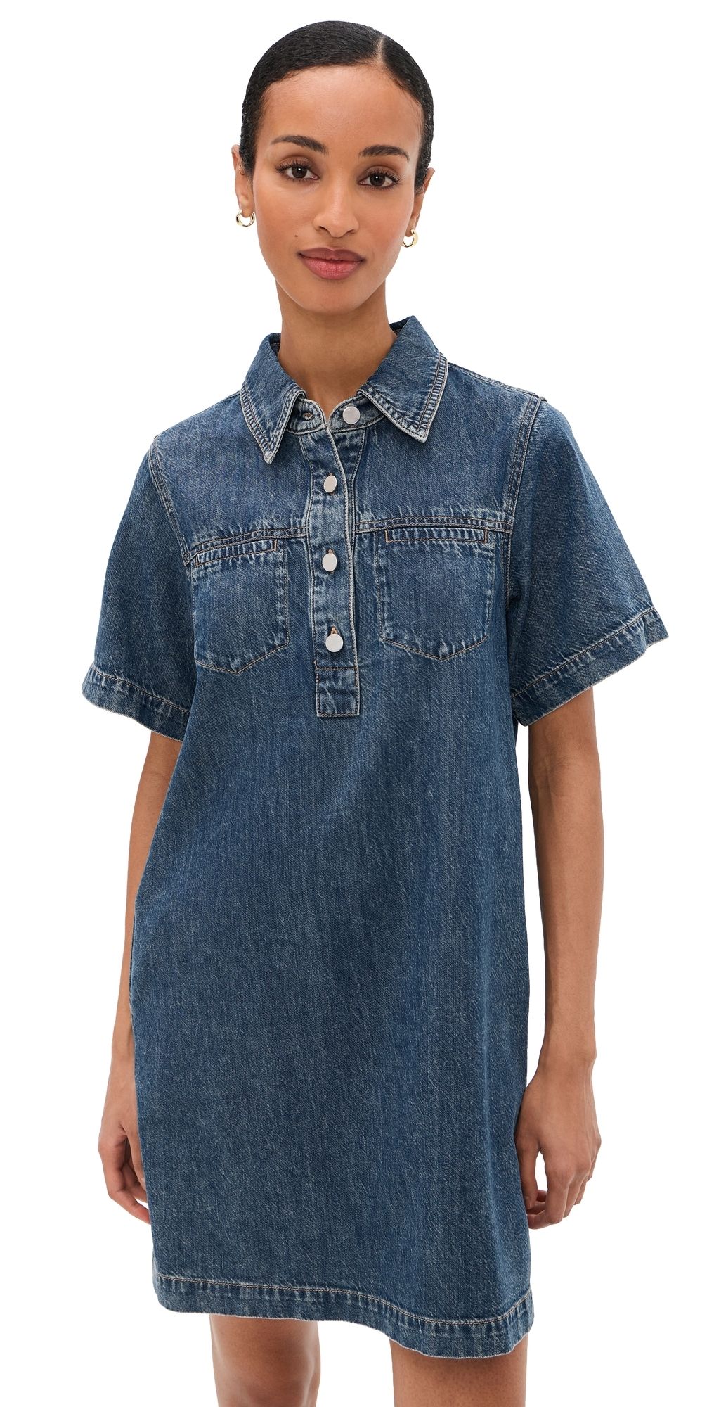 rag & bone Ultra Featherweight Hayley Mini Dress delcan M