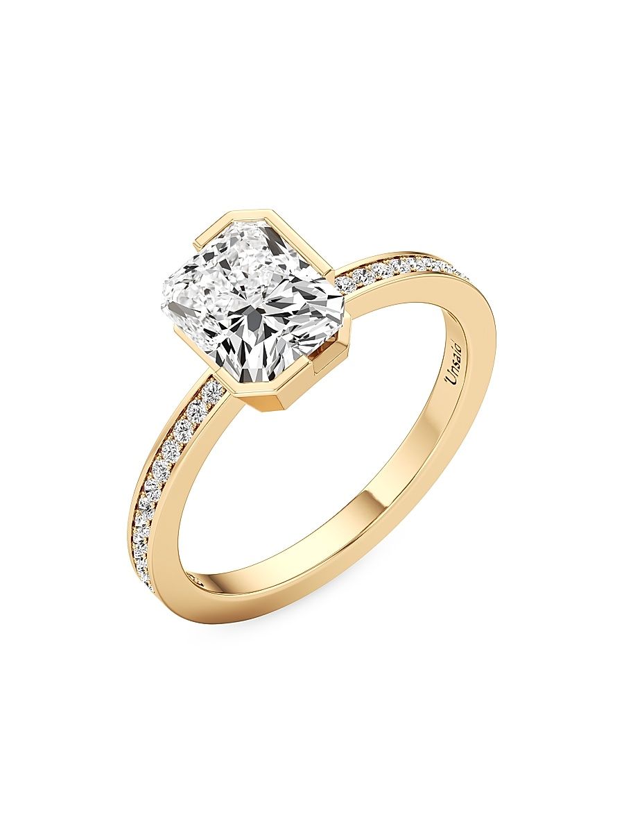Women's Meta 18K Yellow Gold & 2.14 TCW Lab-Grown Diamond Ring - Yellow Gold - Size 6.75