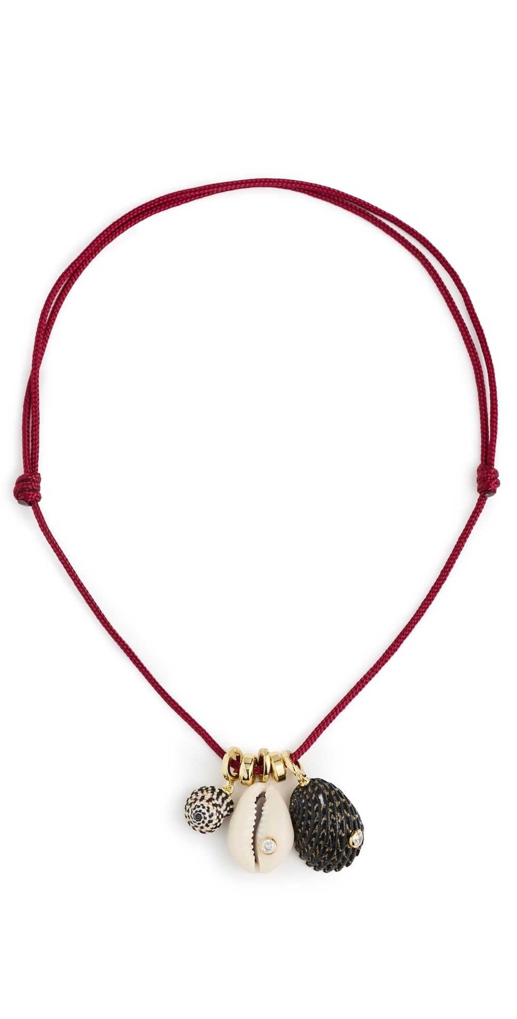 éliou Drift Necklace Burgundy One Size