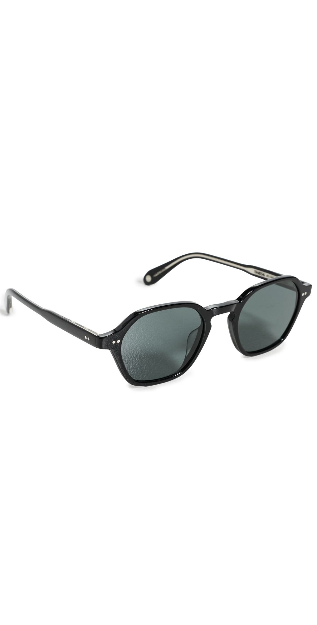 GARRETT LEIGHT Temescal Sunglasses Bk/Sfpbs One Size