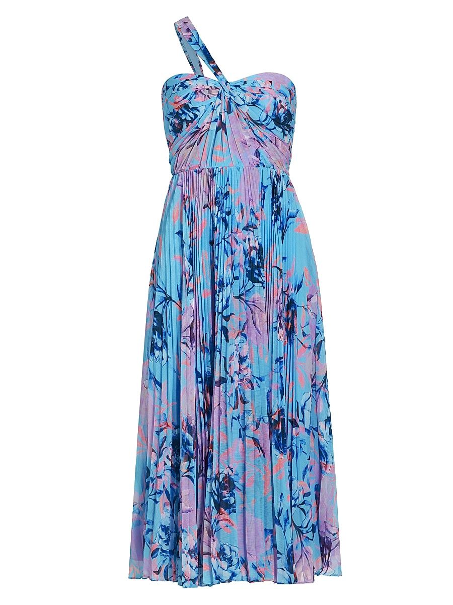 Women's Audra Chiffon Midi-Dress - Rose Shadow - Size 10