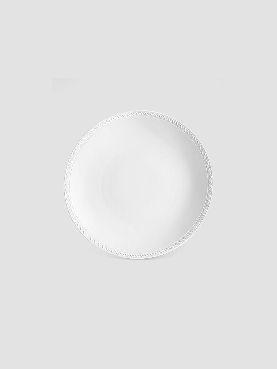 L'Objet Neptune Porcelain Charger Plate - White