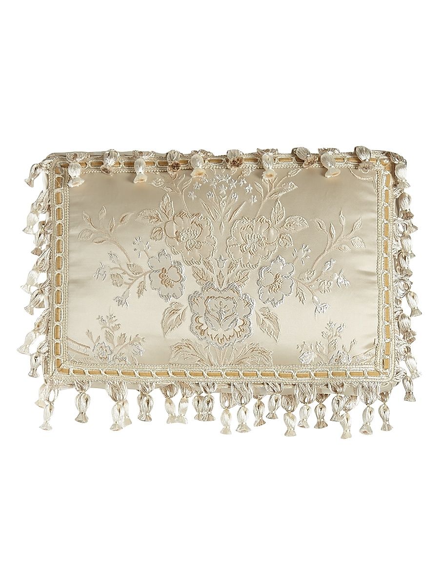 Charlotte Boudoir Pillow, 13" x 18" - Ivory