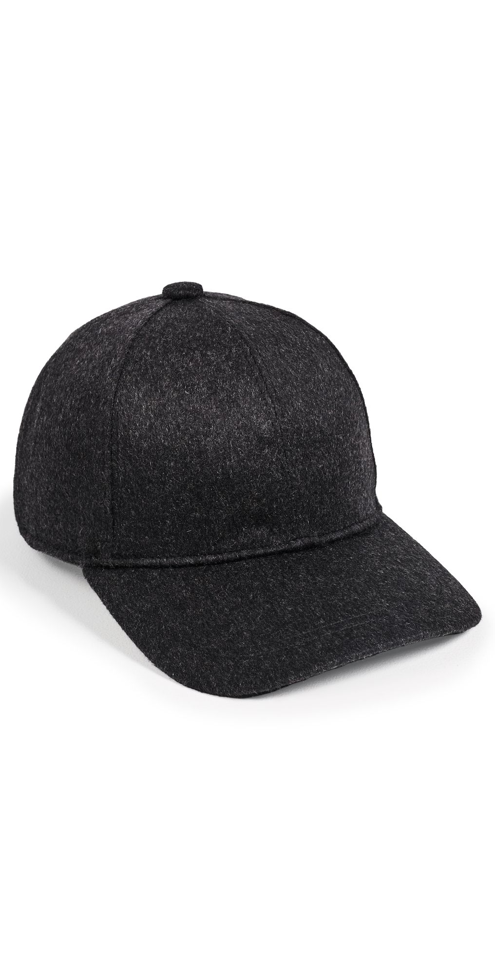 Vince Cashmere Baseball Hat Dk Charcoal L/XL